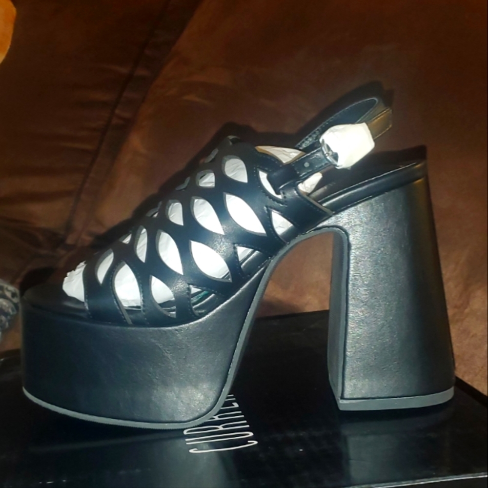 Current Mood chunky heels